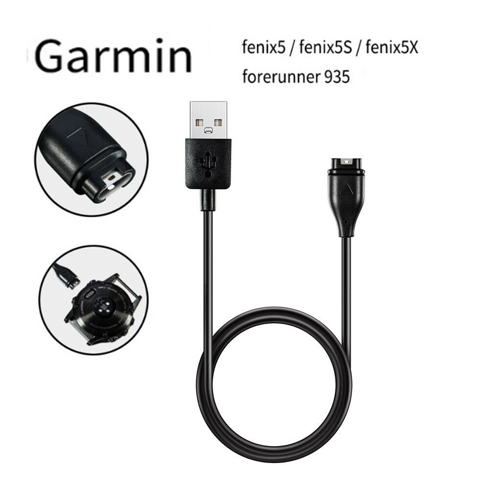 Portable USB Charging Cable Charger Dock Sync Data for Garmin Fenix5 5S 5X New