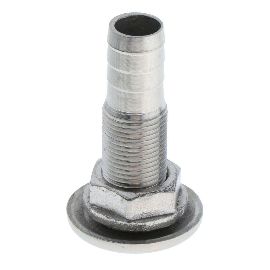 316 Stainless Boat Thru Hull Fitting Outlet Drain Joint for Boat Yacht Accs
