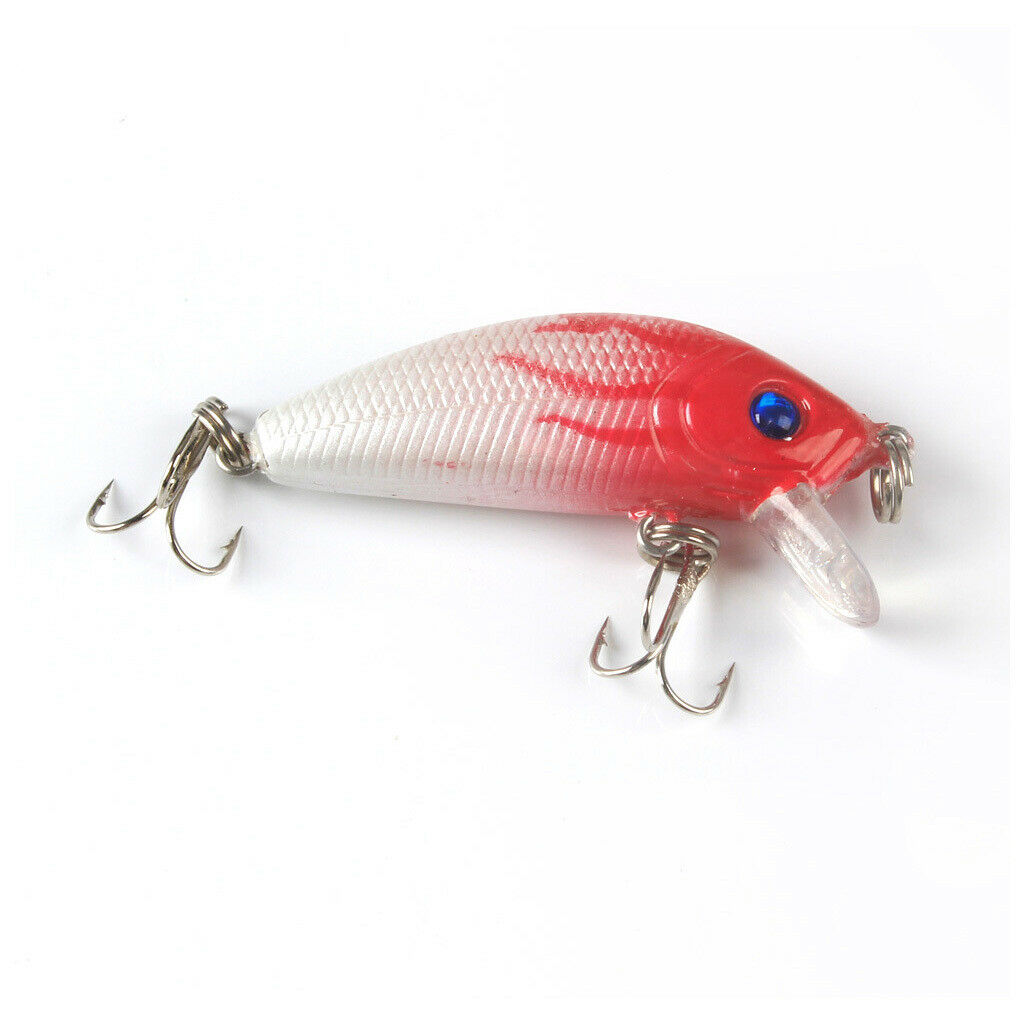5Pcs Insect Grasshopper Shape Fishing Lure VIB Hard Crank Baits and Minnow