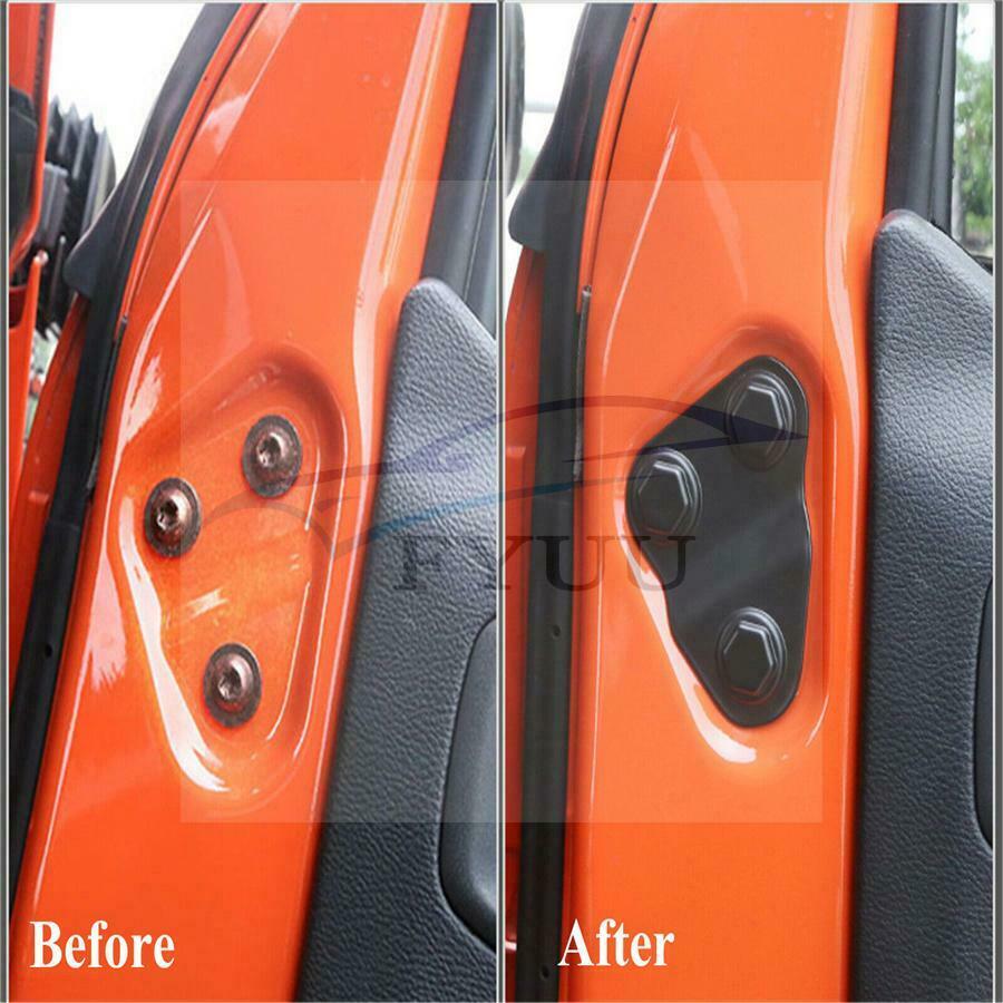 Door Lock Cover Screw Protector Trim For Jeep Wrangler JL JT Willys 2018-2021