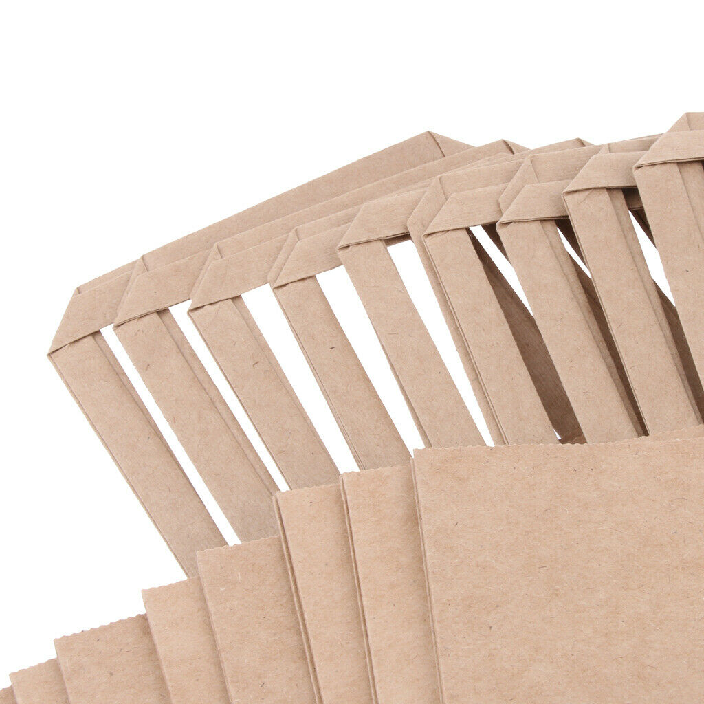 10 Brown Kraft Paper Bags Food Carrier Takeaway with Handles 280*150*280 mm