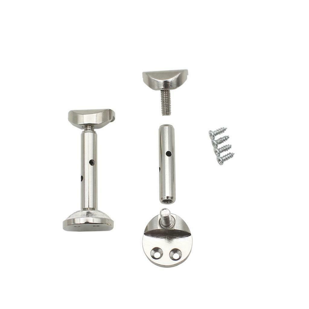 2 Pcs Violin Chin Rest Clamp Screw for 3/4 4/4 Violin Accessories Sliver