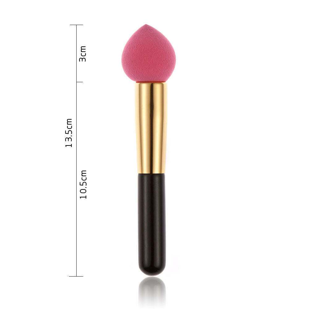 1pcs Pink Power Brush+1pcs Pink Sponge Puff+1pcs Canvas Bag Makeup Set