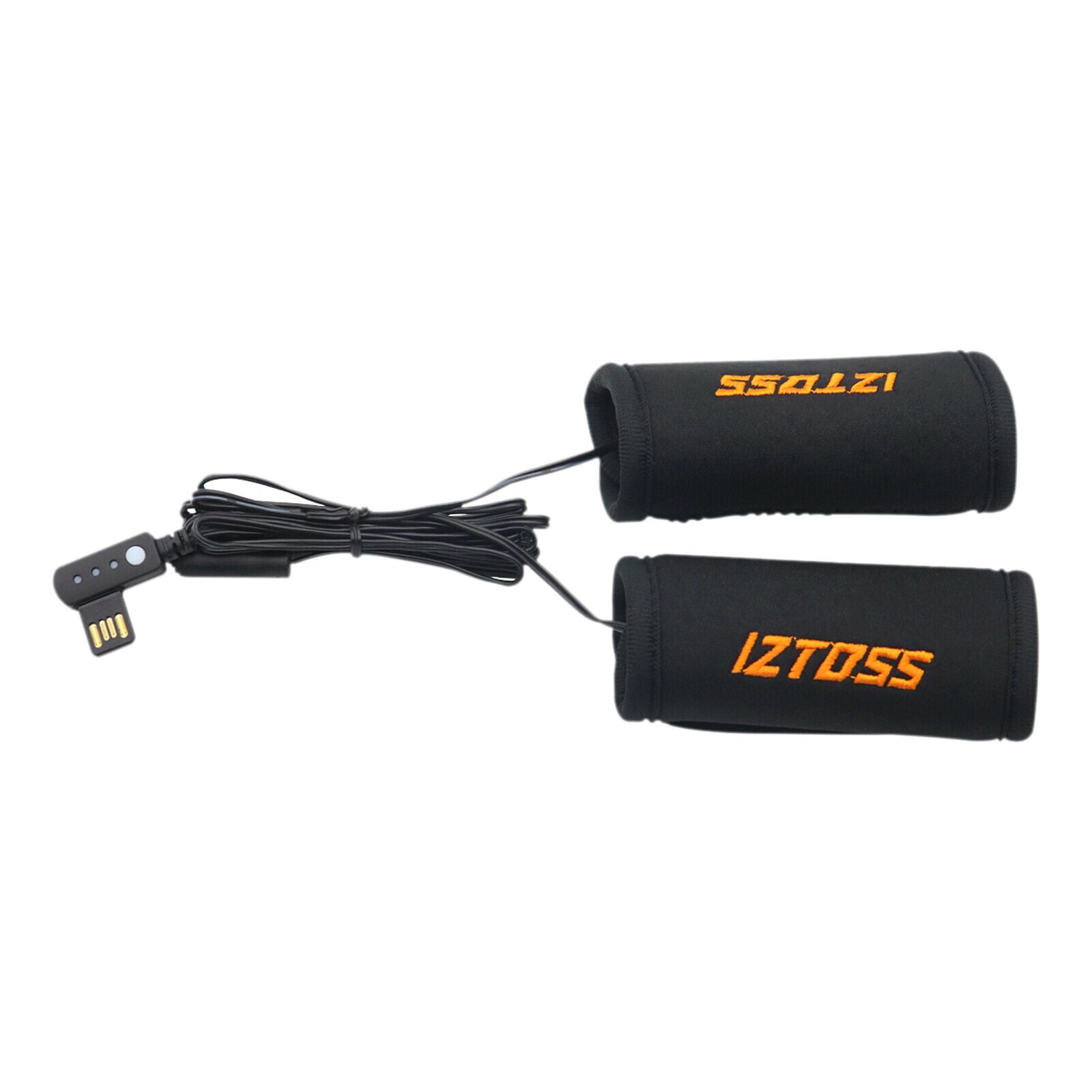 2Pieces Universal Handlebar Heated Grips Warmer Pad Anti-slip Wear-resistant