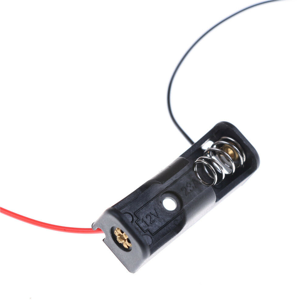 5pcs A23L 23A12V Battery Clip Holder Box Case Blac Lt