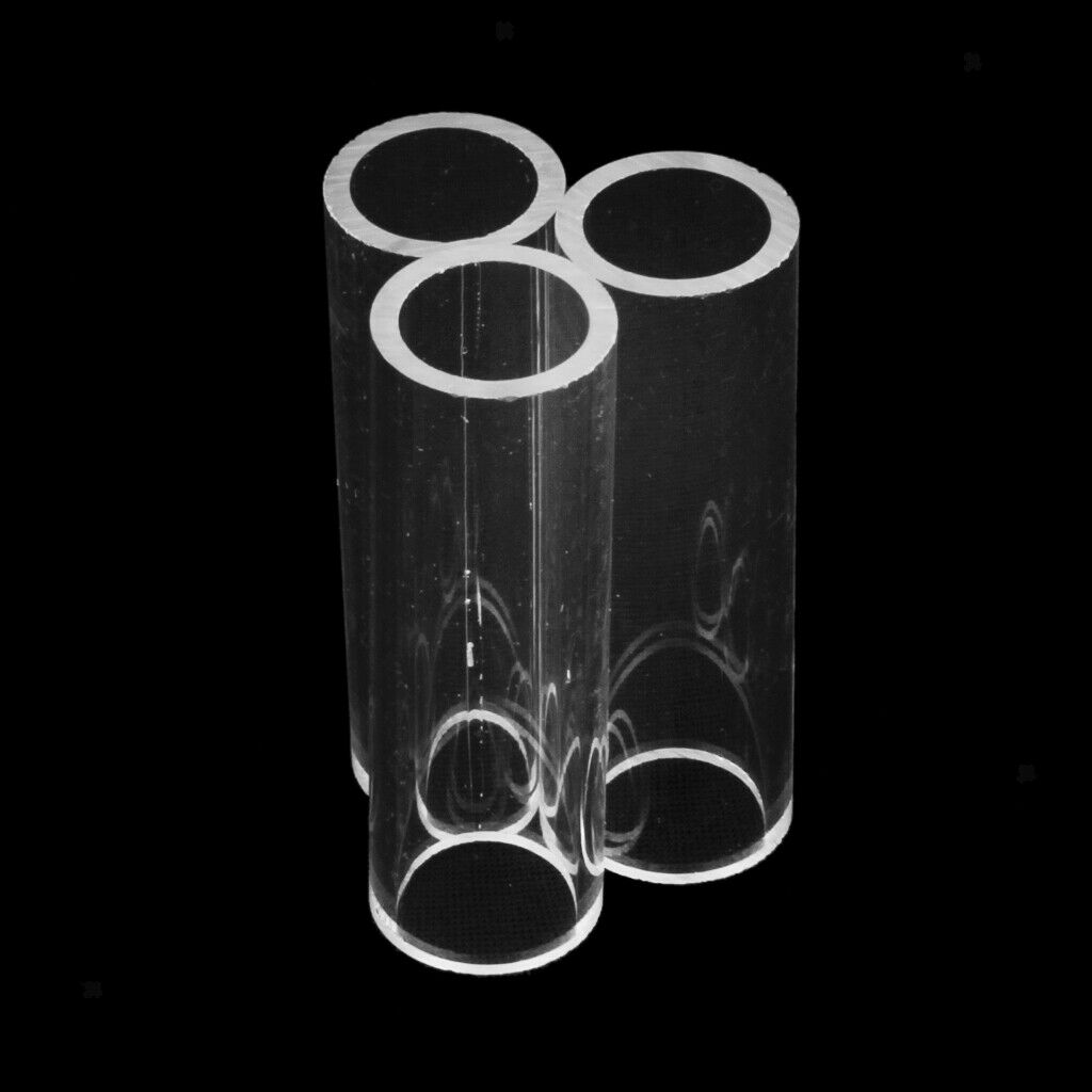 1x Acrylic Mini Shrimp Tube 3-tube Design For Fish Tank Aquarium