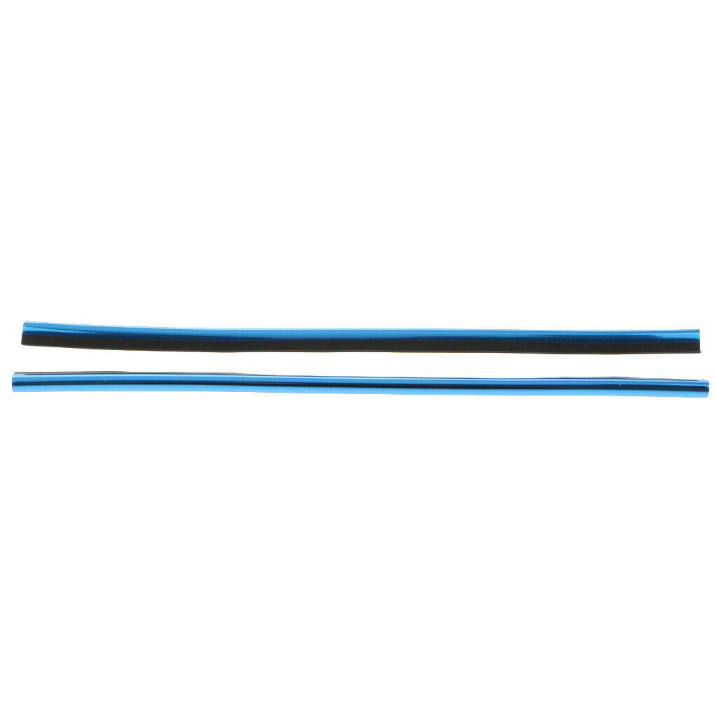 20pcs/set Car Chrome Air Conditioner Outlet Vent Trim Grille Strip Red+Blue
