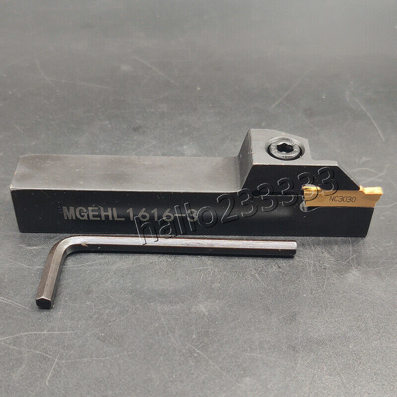 MGEHL1616-3 Lathe External Grooving Cut-Off Holder+1PCS MGMN300-M 3mm CNC insert