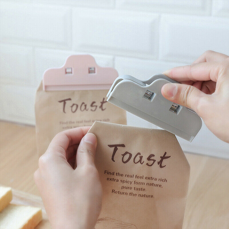 Useful Clothespin Office Paper Files Clips Food Storage Bag Plastic Sealer ClaDD