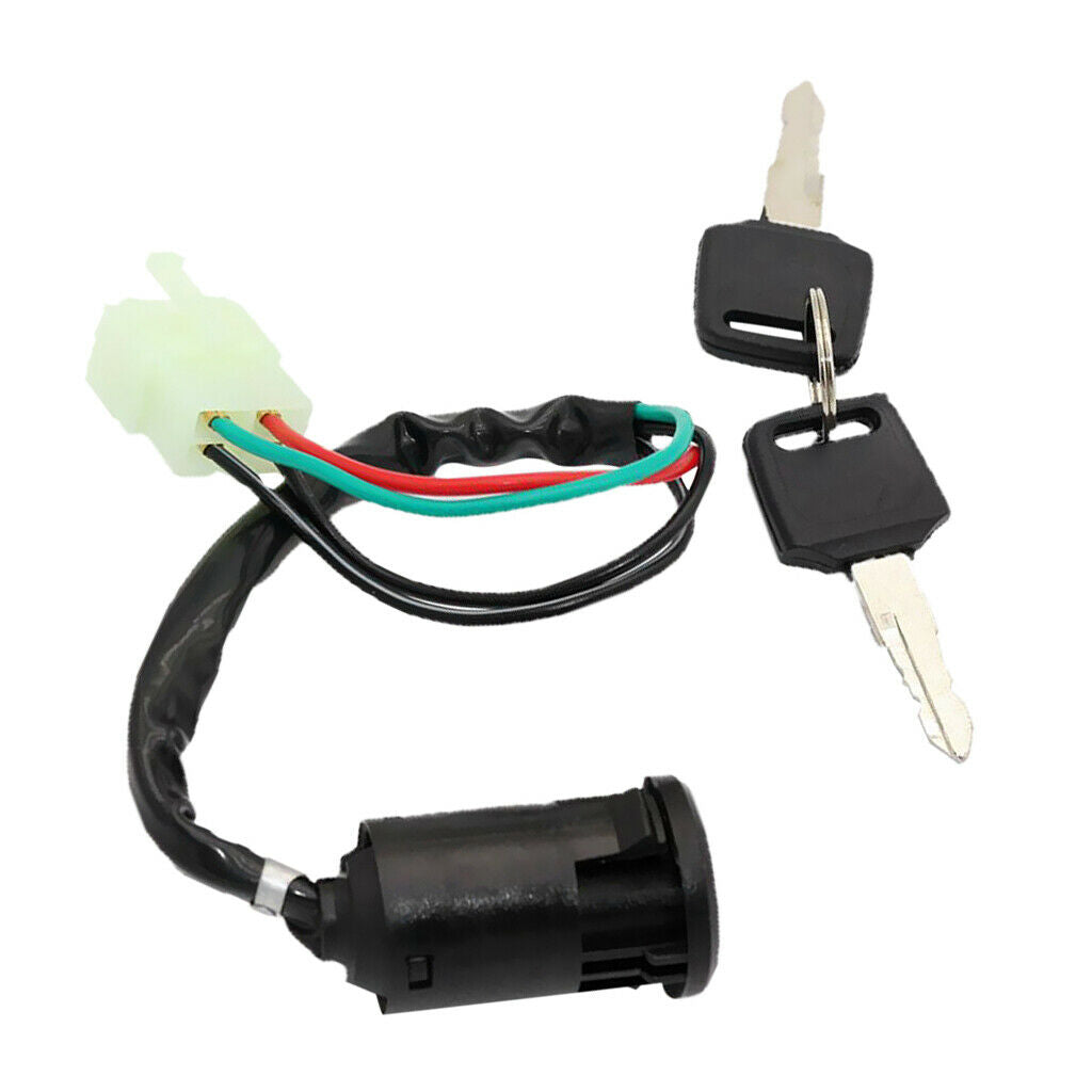 Ignition Key Lock Switch 4-Wire for 50 110 150 250CC Mini Quad ATV Dirt Bike
