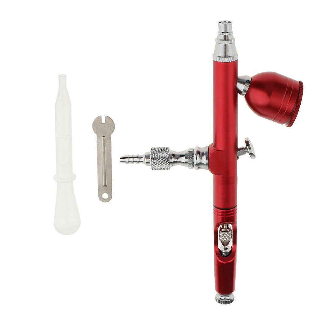 2pcs 0.3mm Dual Action Airbrush Paint Spray Gun Kit Tattoo Nail Hobby Tools