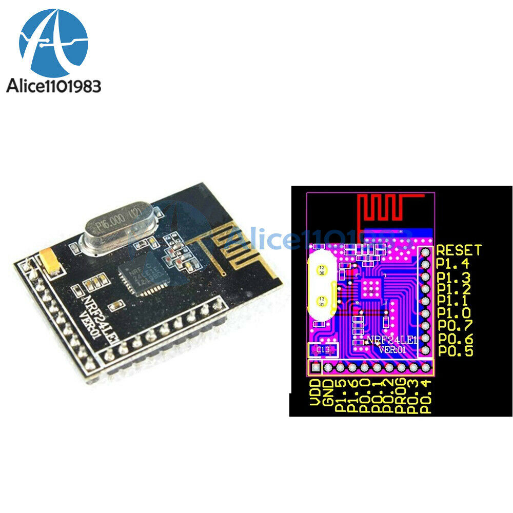 NRF24LE1 NRF24L01+ MCU Wireless Transceiver DIP RF Wireless Communication Module