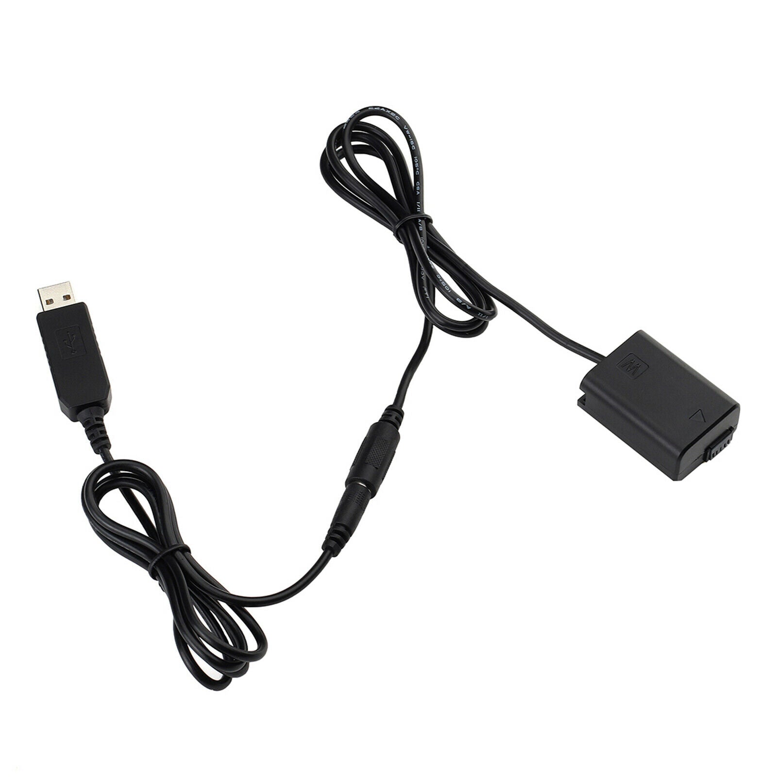 USB DC Coupler Dummy Battery for Sony A7R A7RII A6500 A6300 A5100 NEX5 NEX7