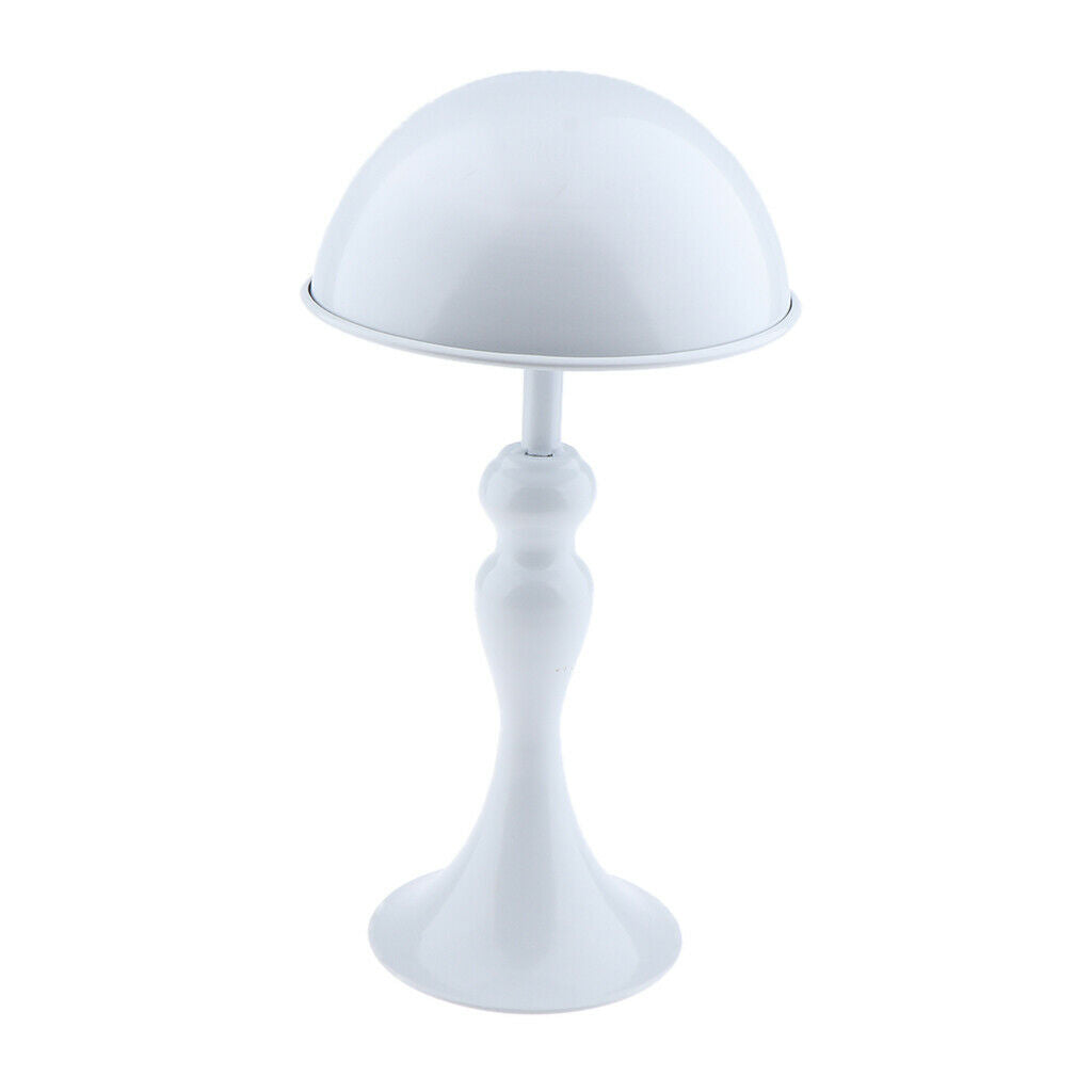 Durable Wig Hanger Metal Caps Display Stand Rack for All Wigs & Hats White