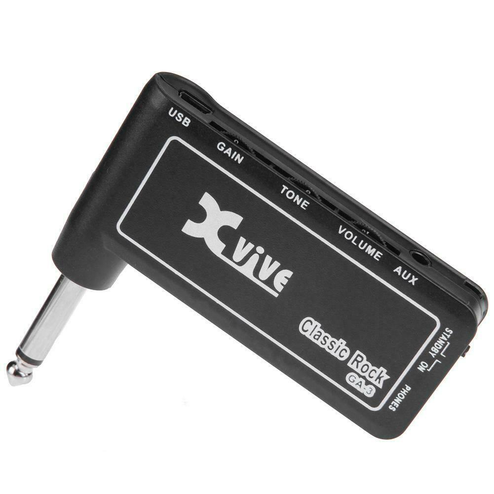 Xvive GA-3 Classic Rock Mini Portable Electric Guitar Plug Headphone Amplifiers