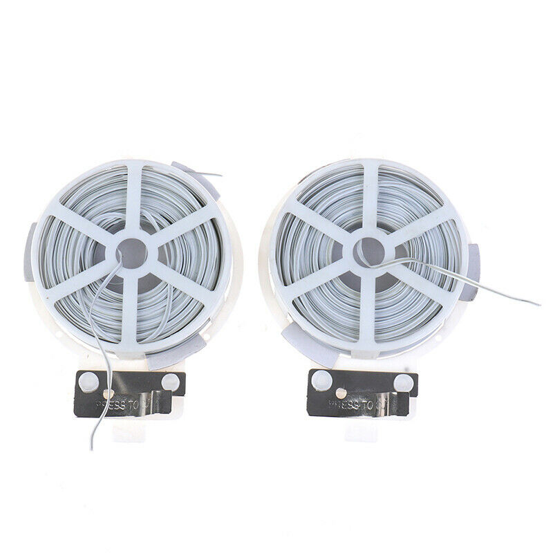 1Pc (50m) White Multi-Function Sturdy Garden Plant Twist Tie with Coated .l8