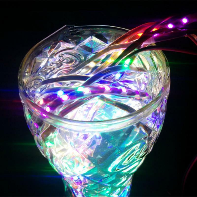 120cm Luminescent Neon LED Lights Glow Wire Auto car Strip Rope waterproof