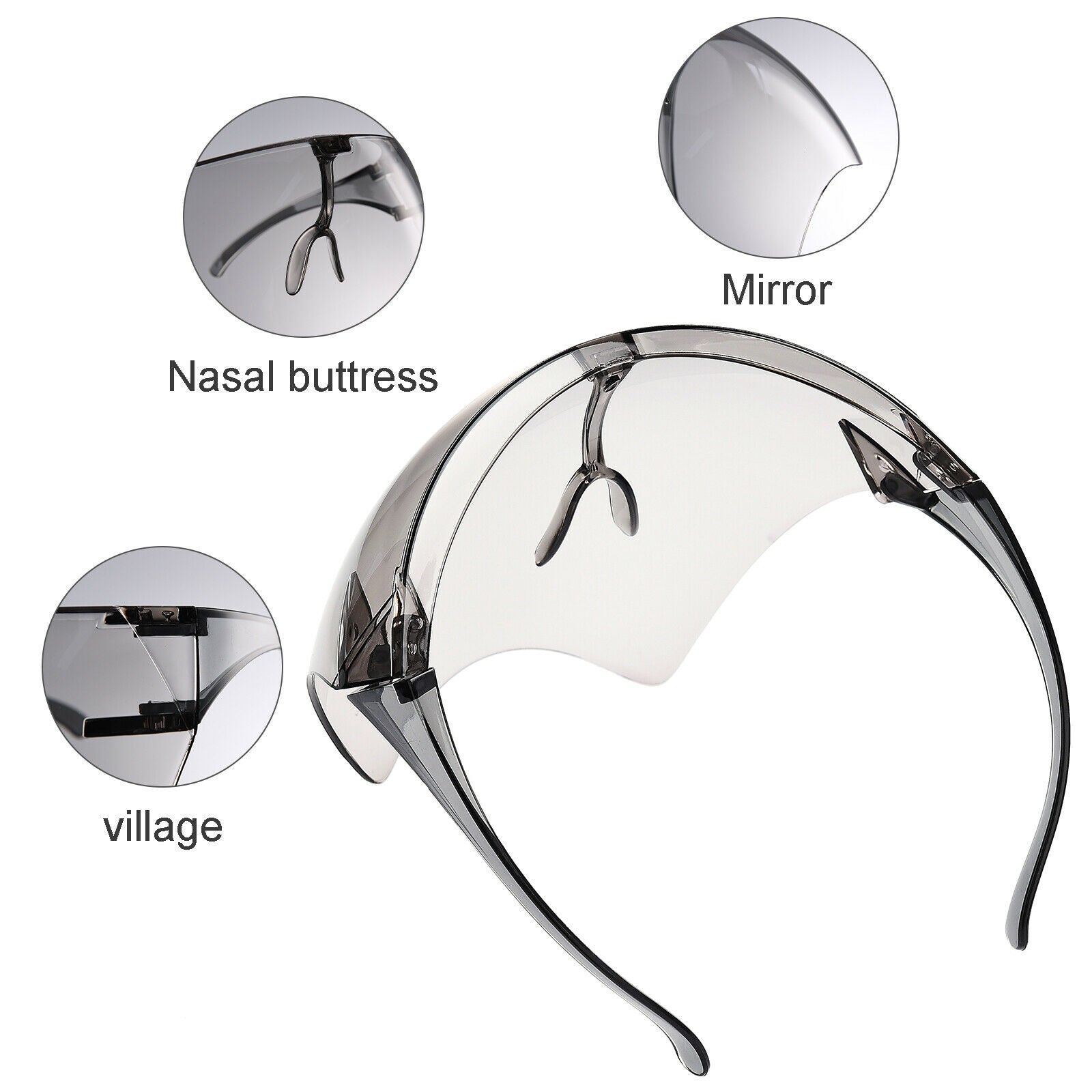 Face Dust-proof Protecting Helmet Goggles Riding Sun Glasses Eyewear