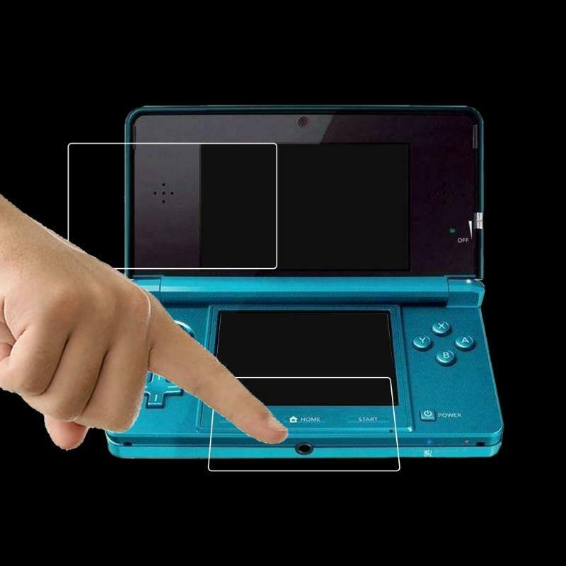 Clear Film Top+Bottom LCD Screen Protector For New 3DSLL/XL Console