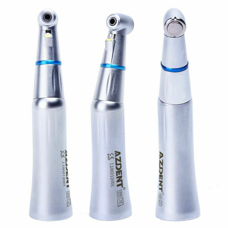 3 X Dental E-Generator LED Contra Angle low Speed Handpiece Inner Water E-Type