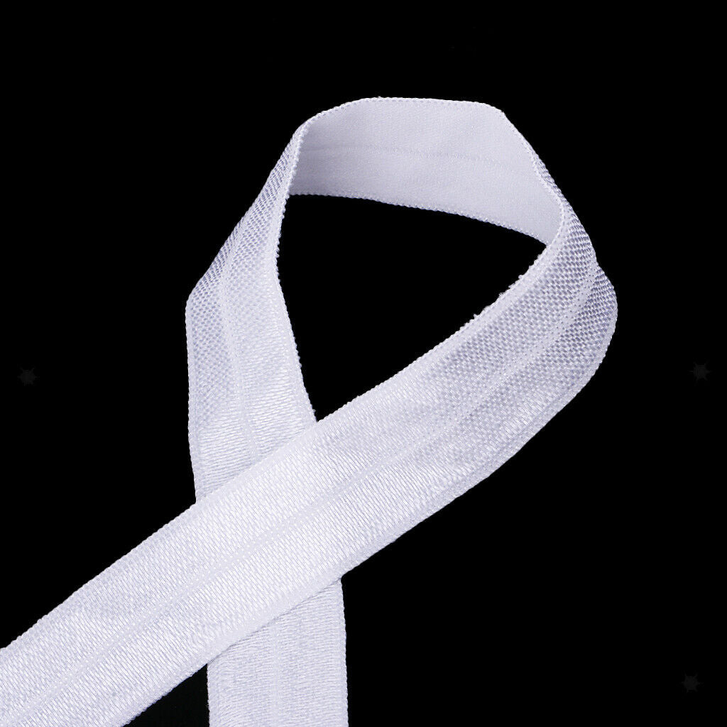 Prettyia Cotton 10 Meters Length White Knit Elastic Band Sewing Carft
