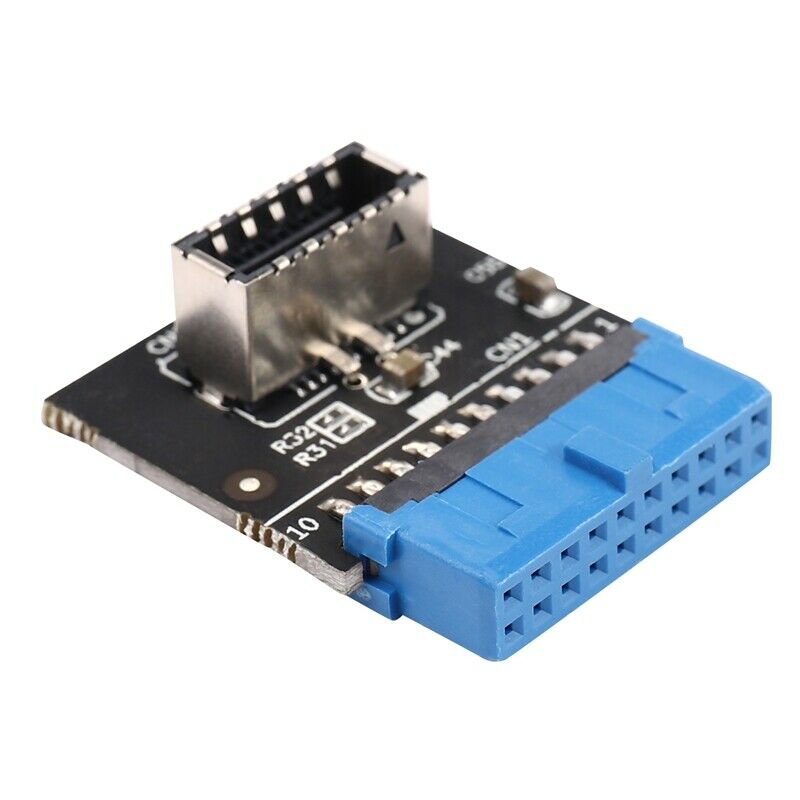Computer Motherboard USB 3.0 Front 19-Pin to 3.1 Type-C Front Panel Header TX6H2