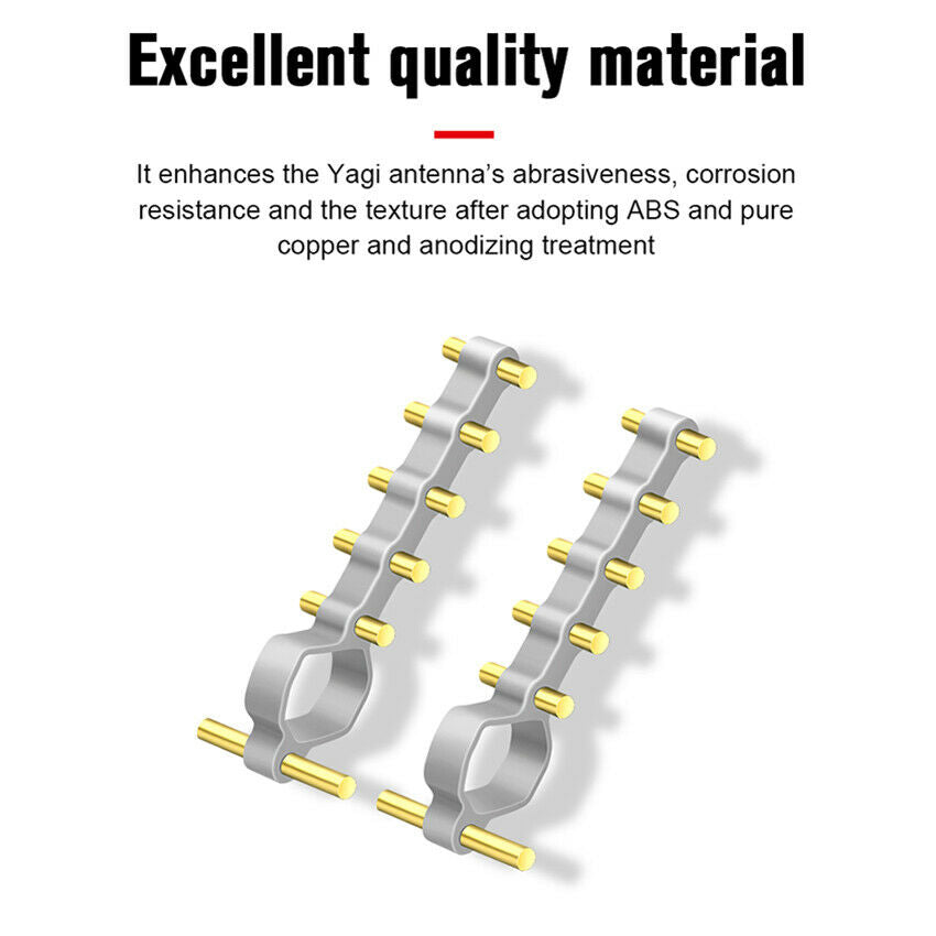 2x 5.8GHZ Signal Booster Antenna Range Extender Accessories For DJI FPV Drone
