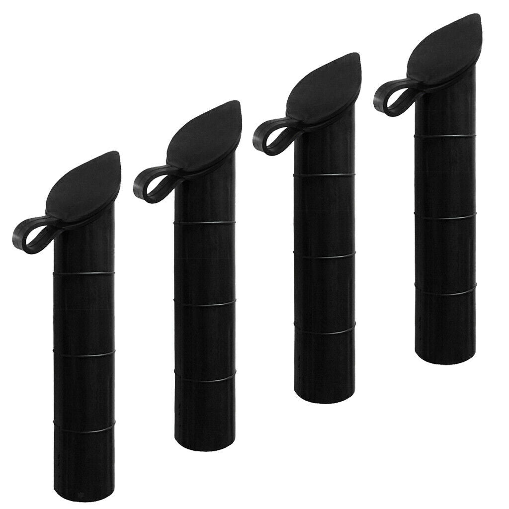 4 Rubber 30 Degree Fishing Rod Holder Inner Tube Liner   Cover Replacement
