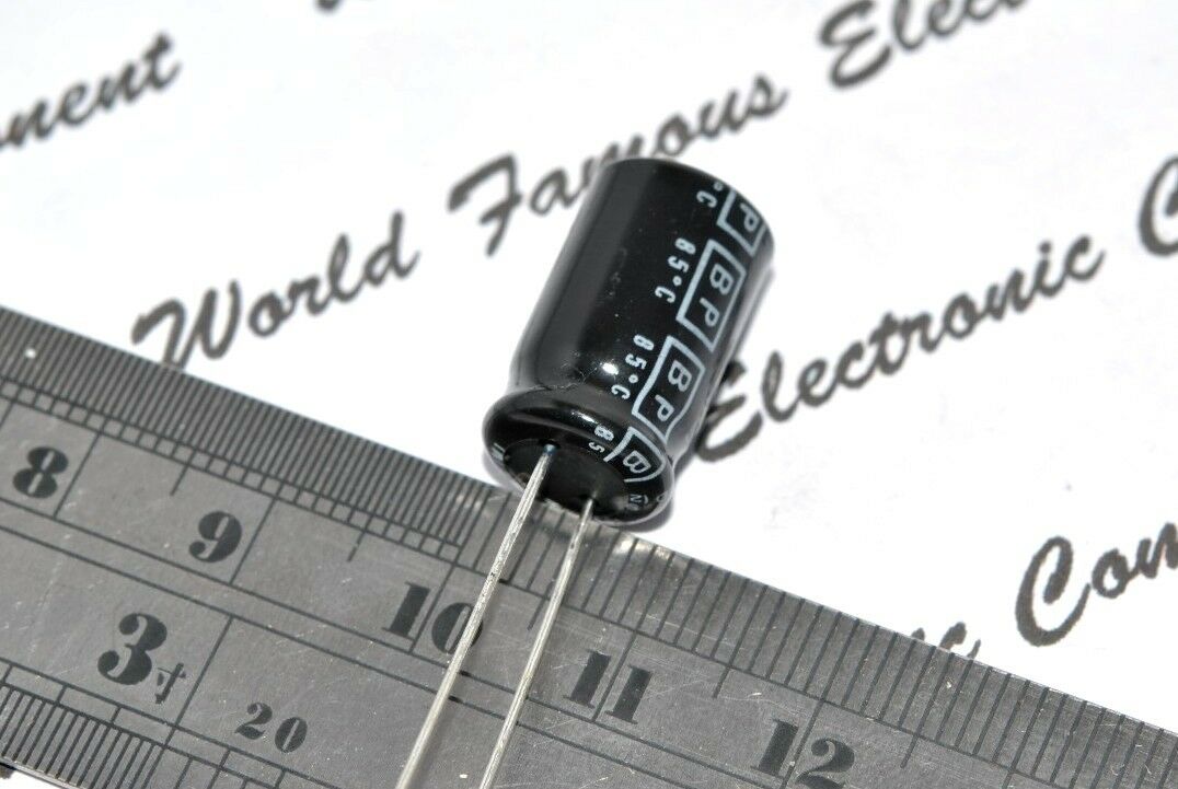 2pcs - NIPPON CE04 2.2uF (2,2µF) 50V Bipolar  Radial Electrolytic Capacitor - BP