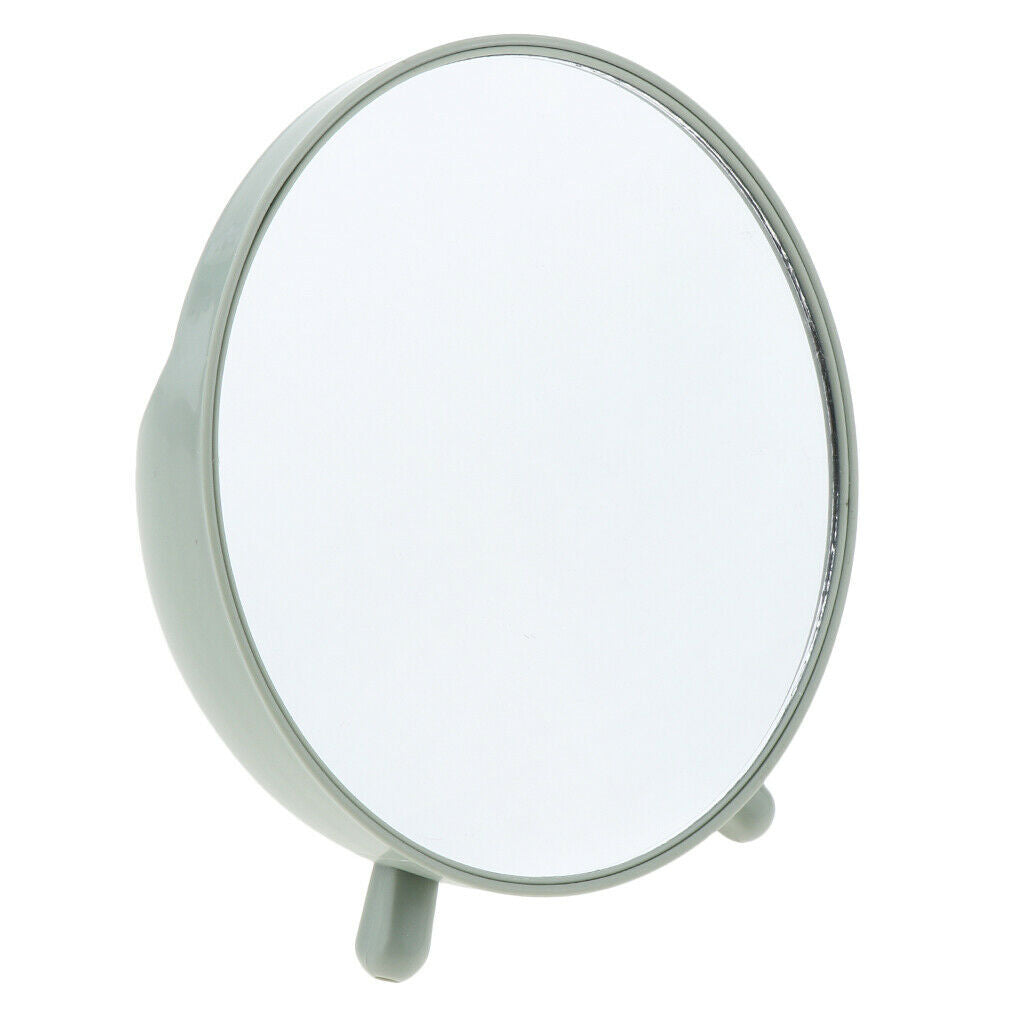 Single Side HD Tabletop Cosmetic Desk Mirror for Makeup Beauty Shaving Green