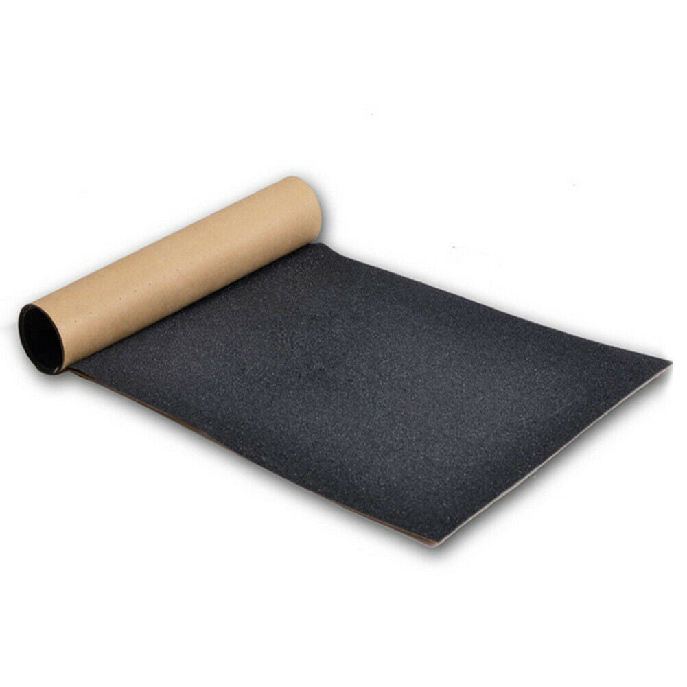 Skateboard Grip Tape Sandpaper Non-Slip Skate Board Deck Grip Tape Durable Bla @