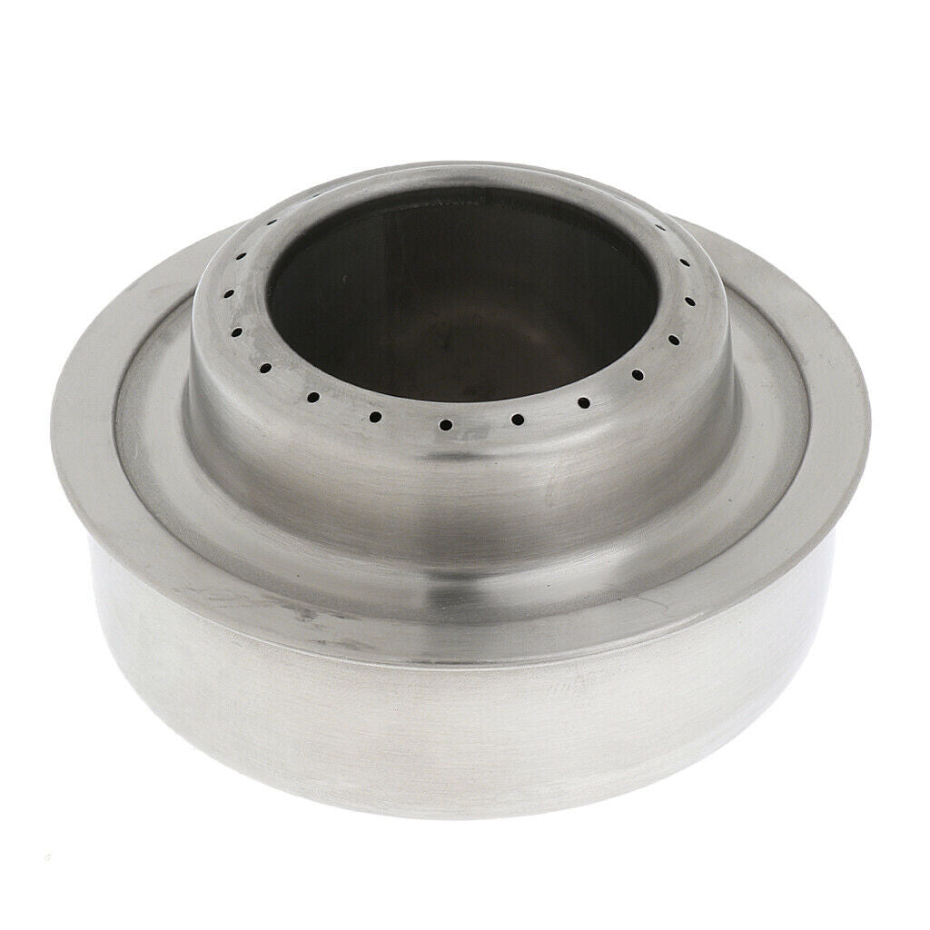 Alcohol Burning Camping Stoves Picnic BBQ Cooker, Potable Stainless Steel