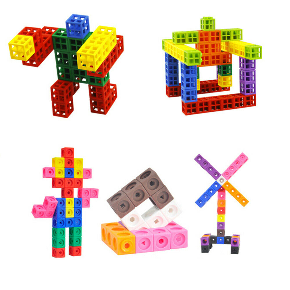 MathLink Counting Cubes Early Education 100pc 2cm x 2cm x 2cm cubes 10colors