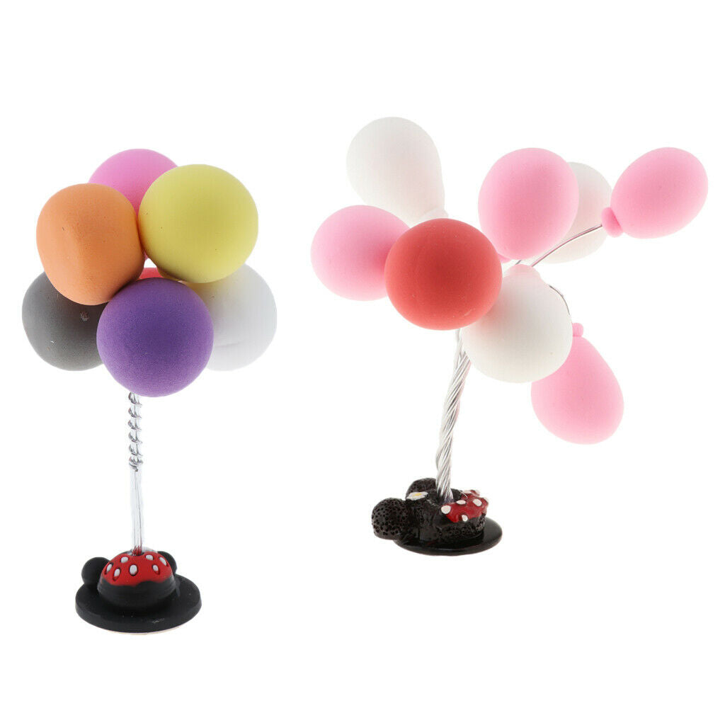 2x Car Interior Dashboard Creative Personality Balloon Decoration Ornament