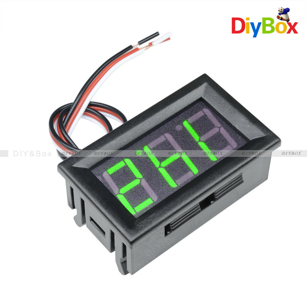 0.56" DC4.7-30.0V LED Digital Voltmeter Panel Accurate Meter 3 Wire Green