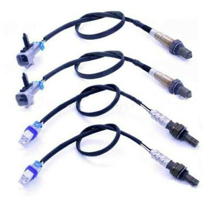 4pcs Oxygen O2 Sensor Up+Downstream fit for 08-11 GMC Sierra Silverado 1500 2500