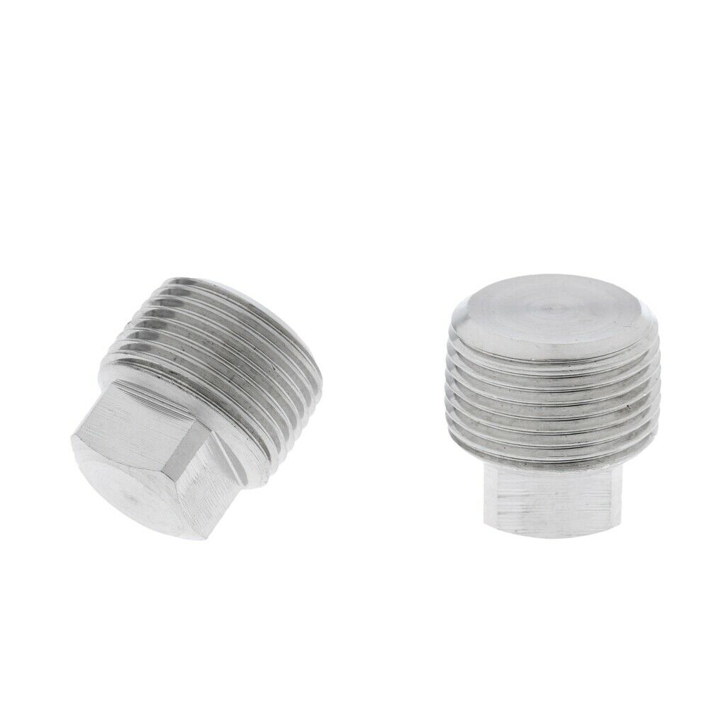 2xHeavy Duty Boat Garboard Hull Drain Plug Bung - Stainless Steel 1/2" NPT