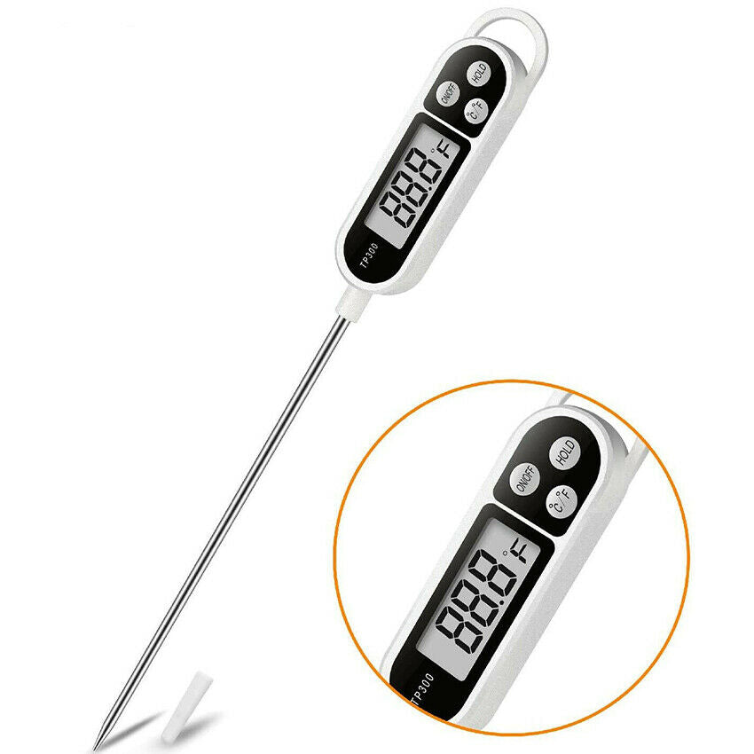 Instant Read Digital Electronic Thermometer Kitchen Cooking BBQ Grill Food Meat