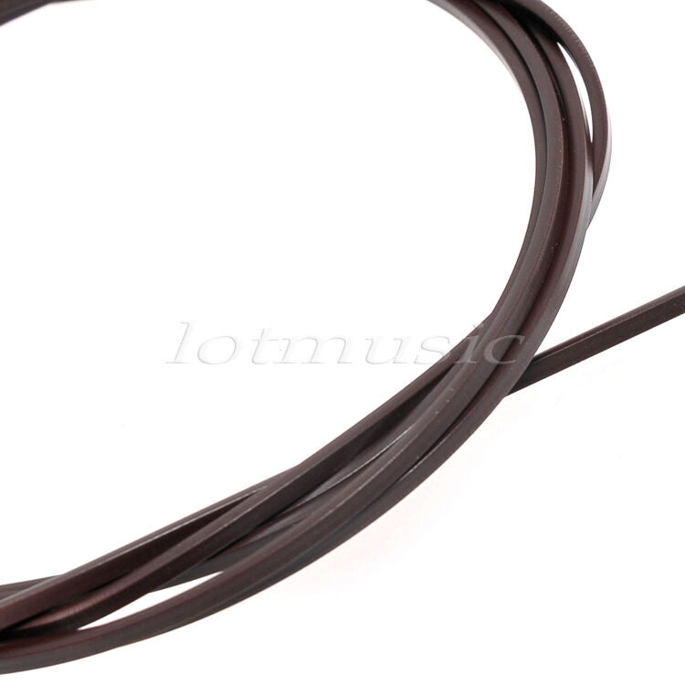 2 Pcs Guitar Binding Purfling 2mm and 6mm Width Luthier Supplies Coffee ABS
