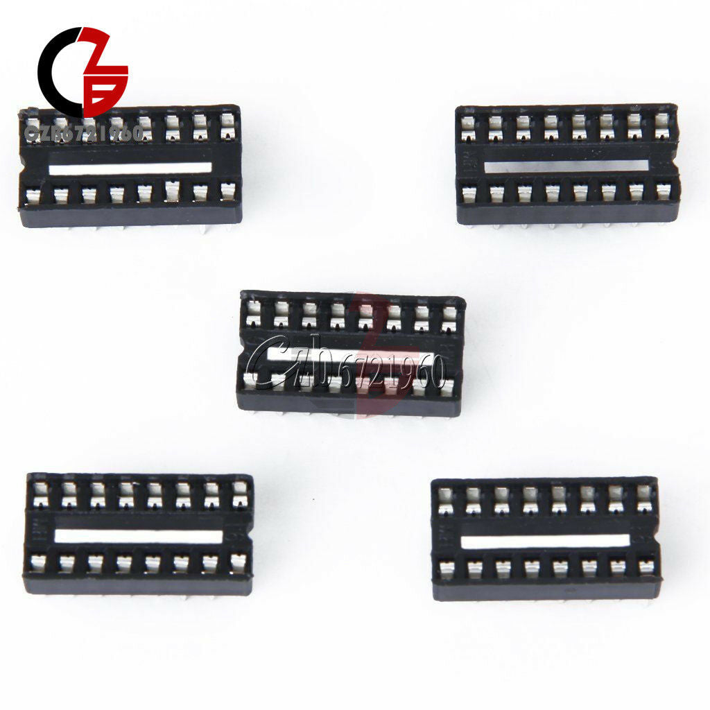 10PCS 16-Pins DIP IC Sockets Adaptor Solder Type Socket