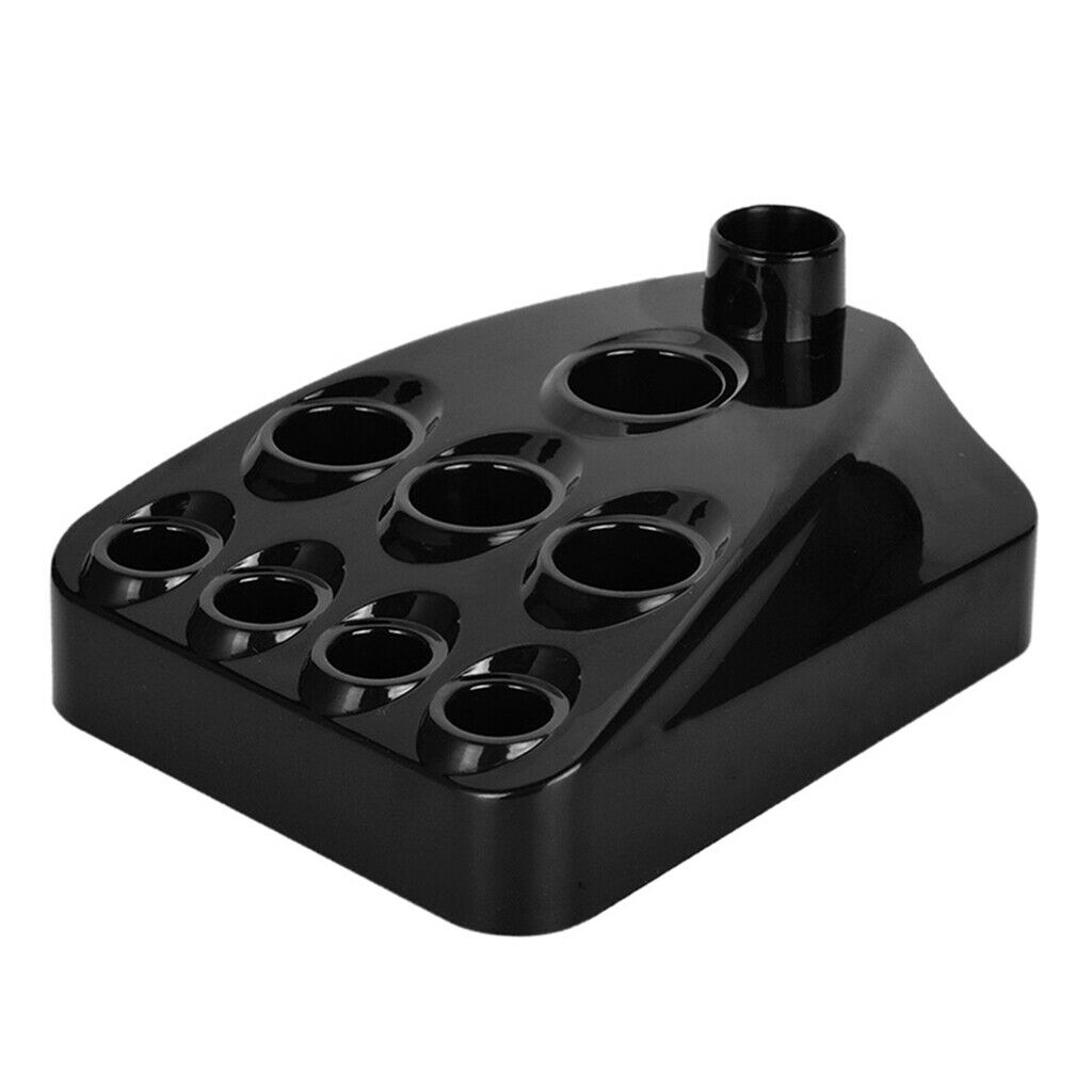 Plastic Tattoo Ink Cups Holder Rack 9 Holes Tattooing Pigment Caps Pen Stand