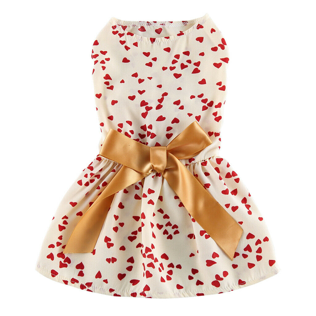 2Pieces Dog Costume Clothing Summer Dress For Pet Dog Costume New Year Decor