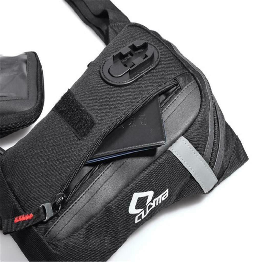 Rider Motor Leg Bag Hip Drop Men Oxford fabric Touch Screen Phone Bag
