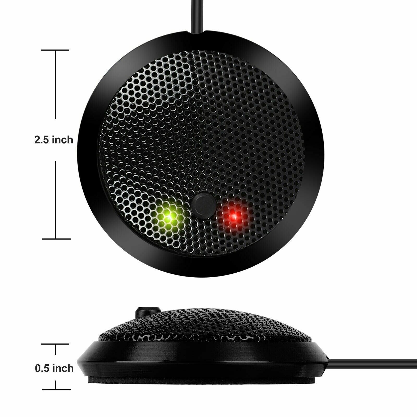 Mini USB 360 ° Omni-directional Conference Microphone for Meetings with Compute