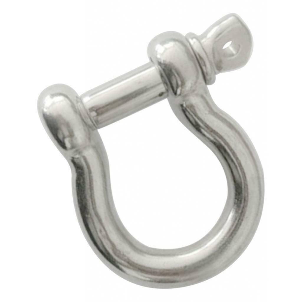 Marine Boat RV Anchor Chain Rigging Bow Shackle Pin 304 Stainless Steel 6mm