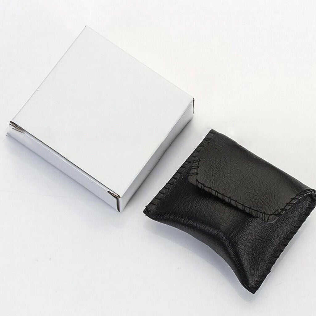 Foldable with LED Light Optical Glass Magnifier for Inspection (Black)