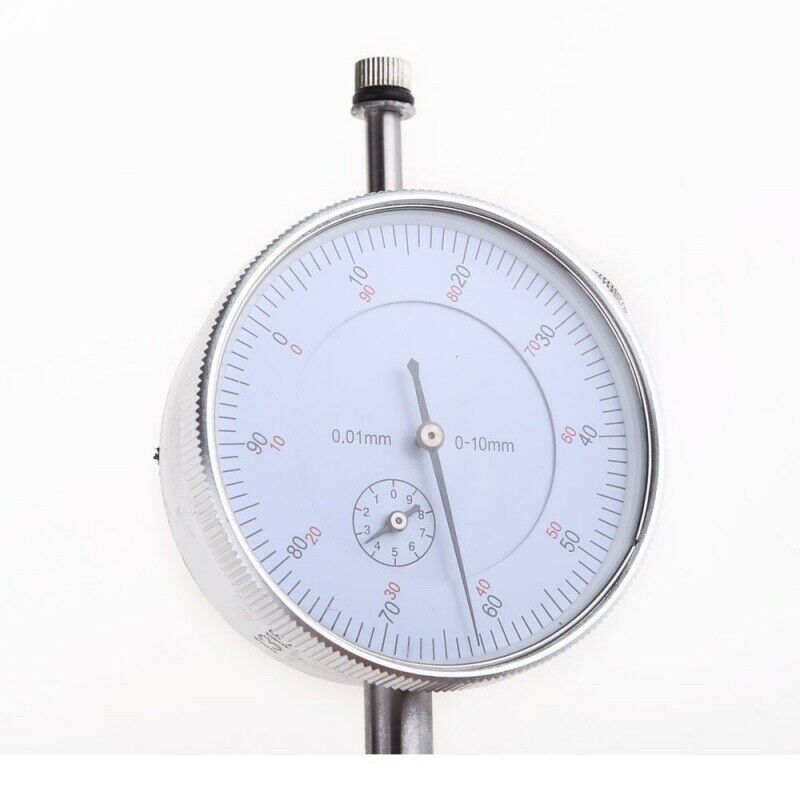 Dial Indicator Gauge 0-10mm Meter Precise 0.01 Resolution Concentricity Test XS2