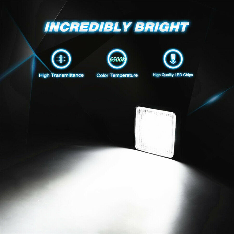 4.5'' LED Work Light Bar Spot Reverse 4WD White Offroad IP68 Waterproof Pmma Len