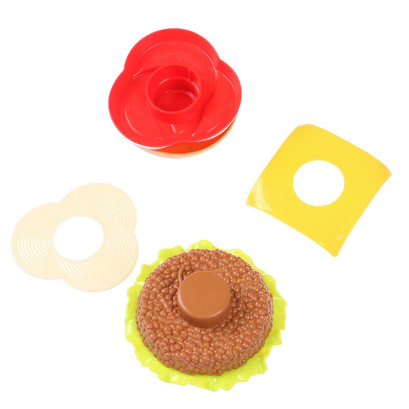 1Pc Simulation Hamburger Pretend Play Display Mold Assembled Food Educati.l8