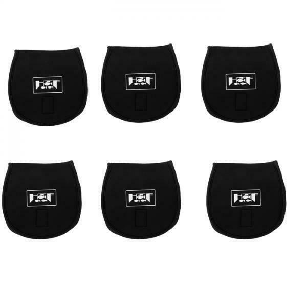 6Pcs Fishing Reel Pouch Reel Case Reel Protective Case Cover Glove Neoprene